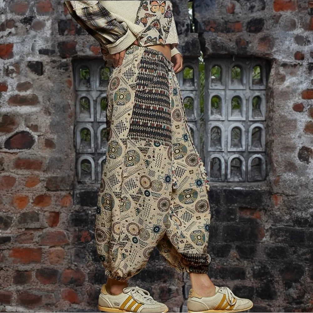 POL Multicolor Tapestry Balloon Pants - Picture 2 of 6